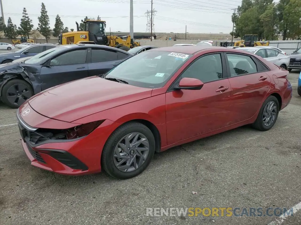 1 fotografías del automóvil dañado KMHLM4DG7RU675118 HYUNDAI ELANTRA 2024