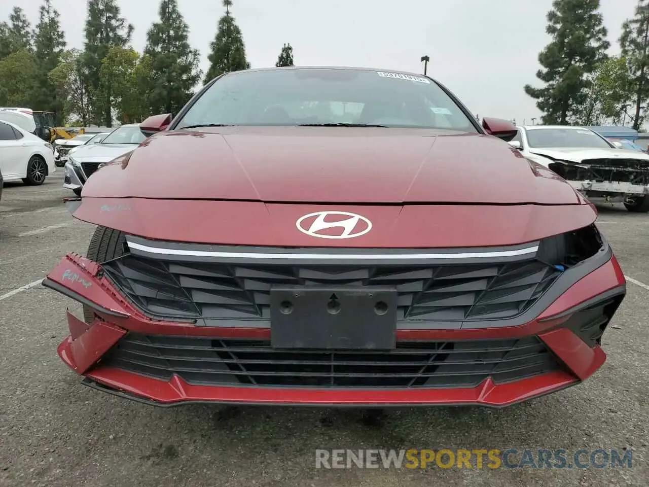 5 fotografías del automóvil dañado KMHLM4DG7RU675118 HYUNDAI ELANTRA 2024