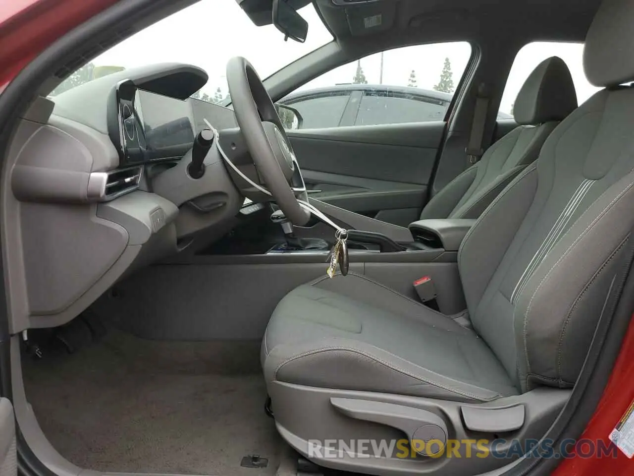 7 fotografías del automóvil dañado KMHLM4DG7RU675118 HYUNDAI ELANTRA 2024