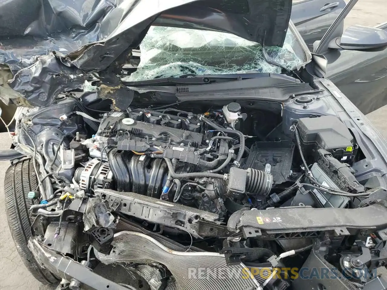 11 fotografías del automóvil dañado KMHLM4DG7RU678455 HYUNDAI ELANTRA 2024