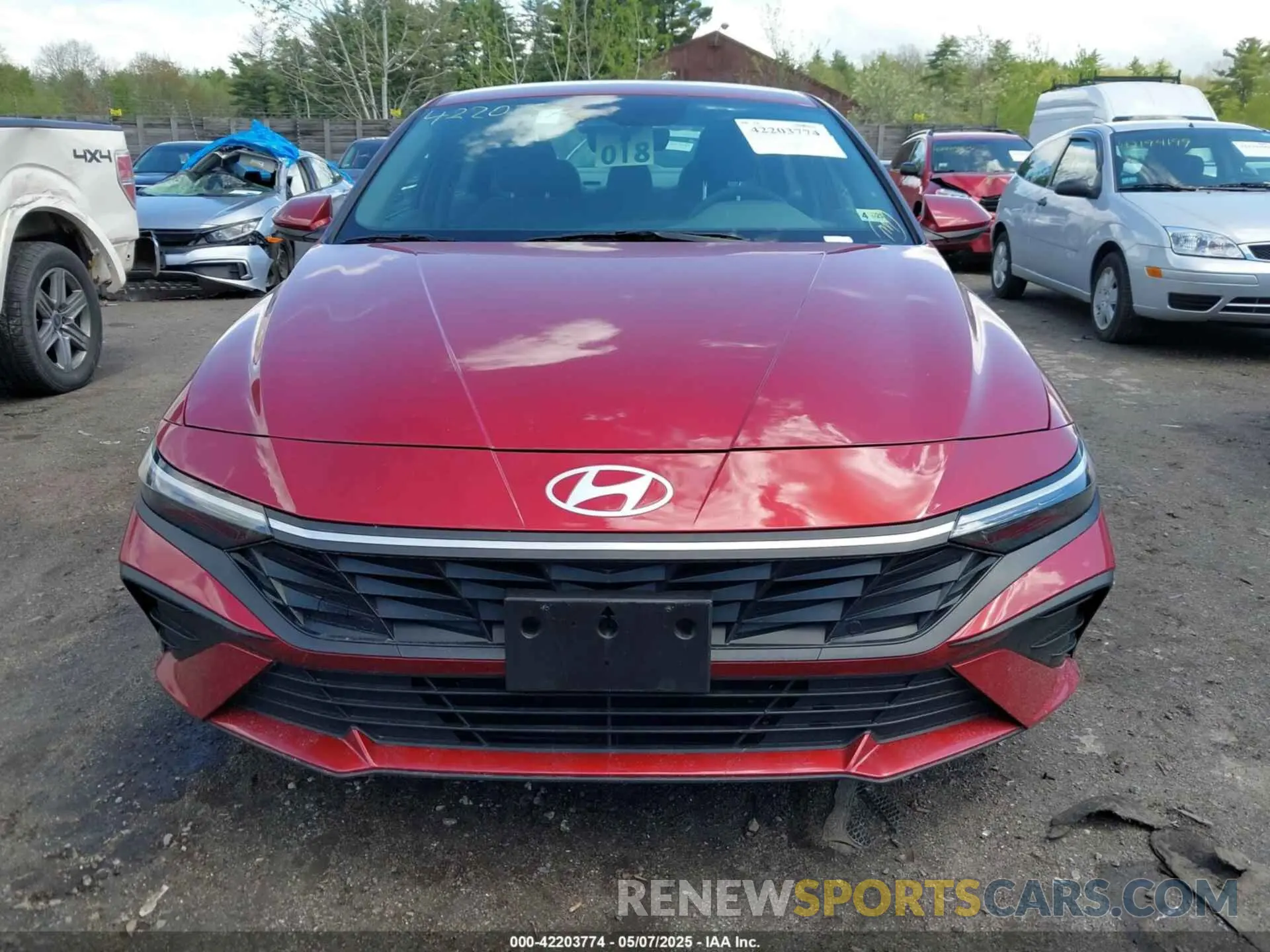 6 fotografías del automóvil dañado KMHLM4DG7RU702270 HYUNDAI ELANTRA 2024