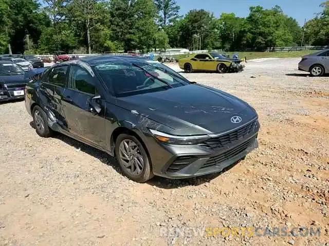 10 fotografías del automóvil dañado KMHLM4DG7RU703709 HYUNDAI ELANTRA 2024