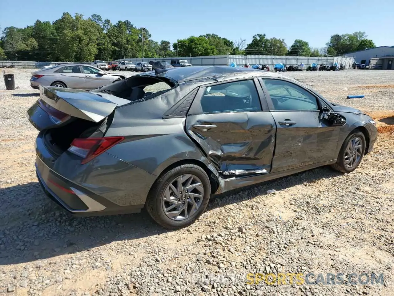 3 fotografías del automóvil dañado KMHLM4DG7RU703709 HYUNDAI ELANTRA 2024