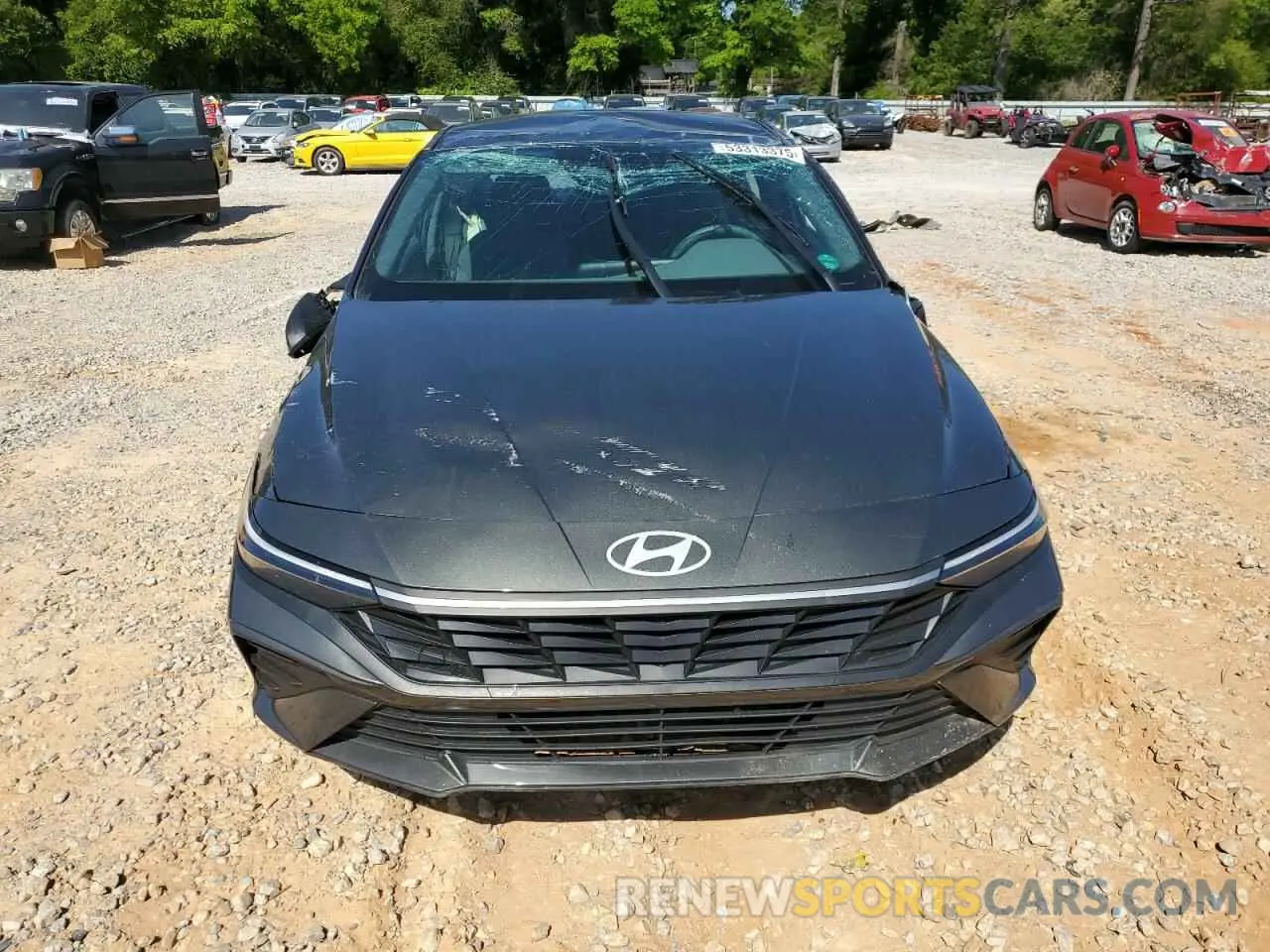 5 fotografías del automóvil dañado KMHLM4DG7RU703709 HYUNDAI ELANTRA 2024