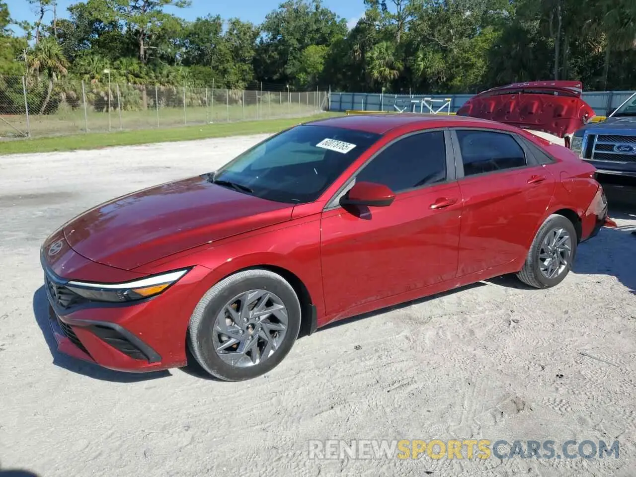 1 fotografías del automóvil dañado KMHLM4DG7RU704925 HYUNDAI ELANTRA 2024