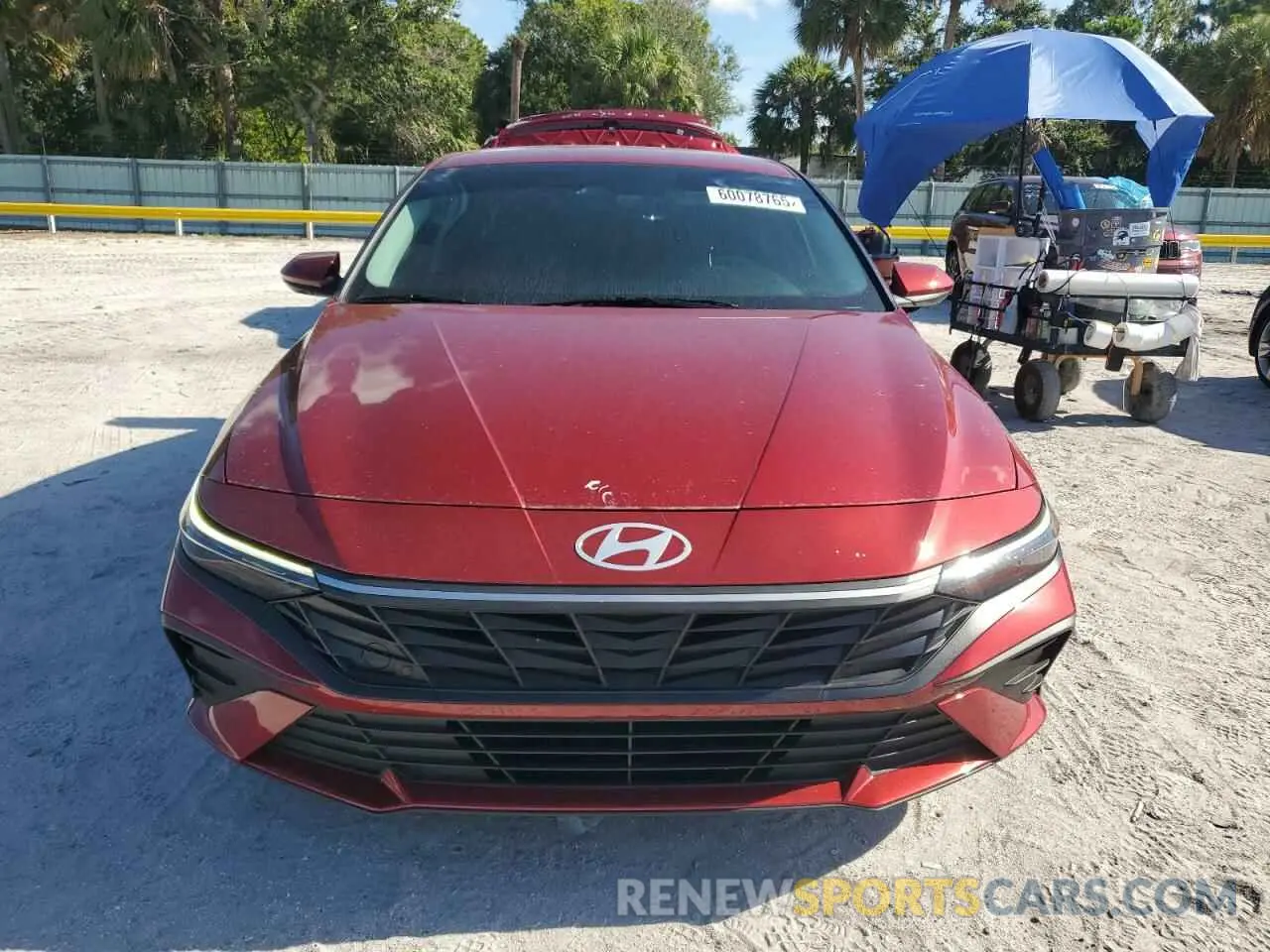 5 fotografías del automóvil dañado KMHLM4DG7RU704925 HYUNDAI ELANTRA 2024