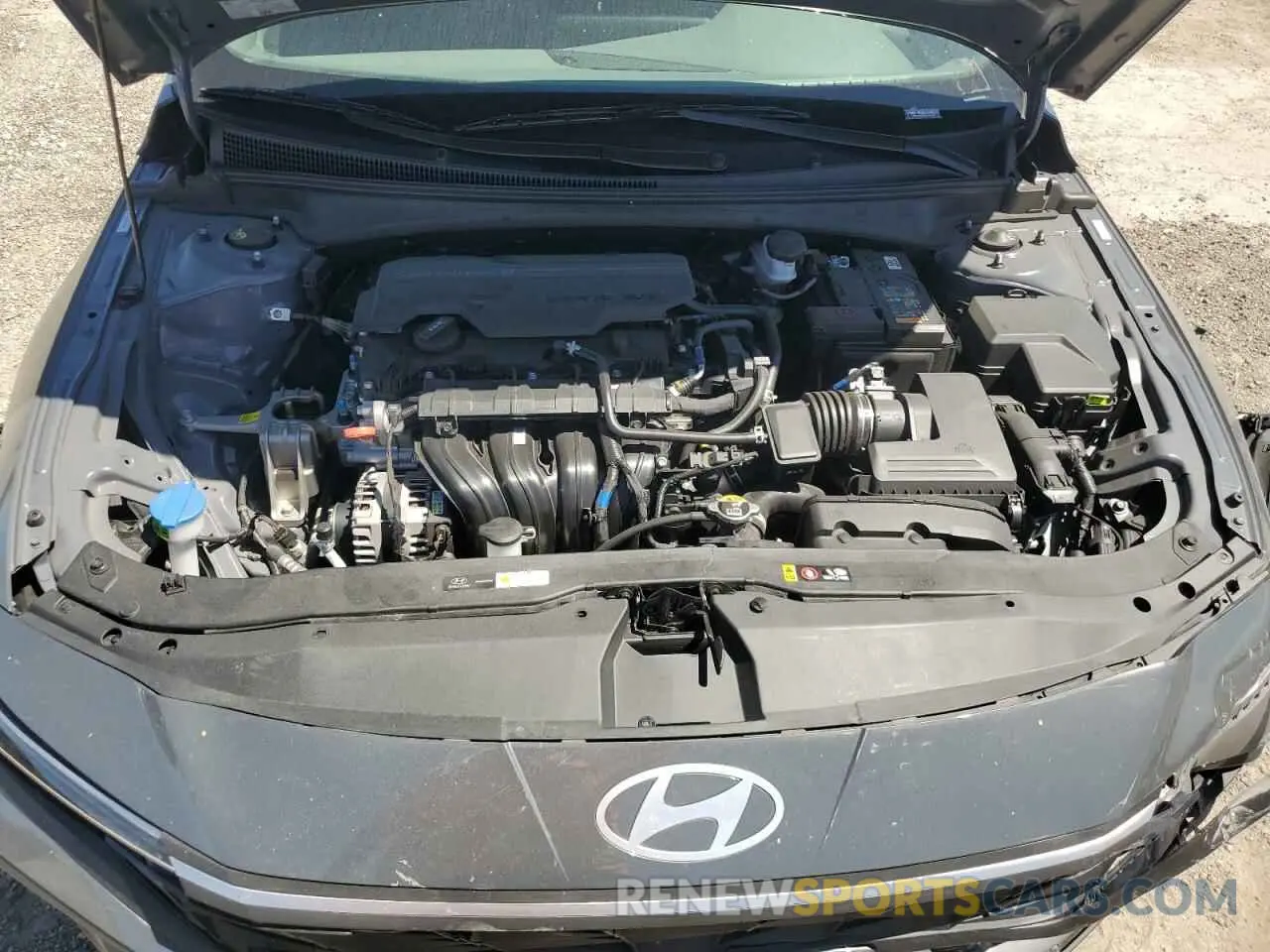 12 fotografías del automóvil dañado KMHLM4DG7RU740355 HYUNDAI ELANTRA 2024