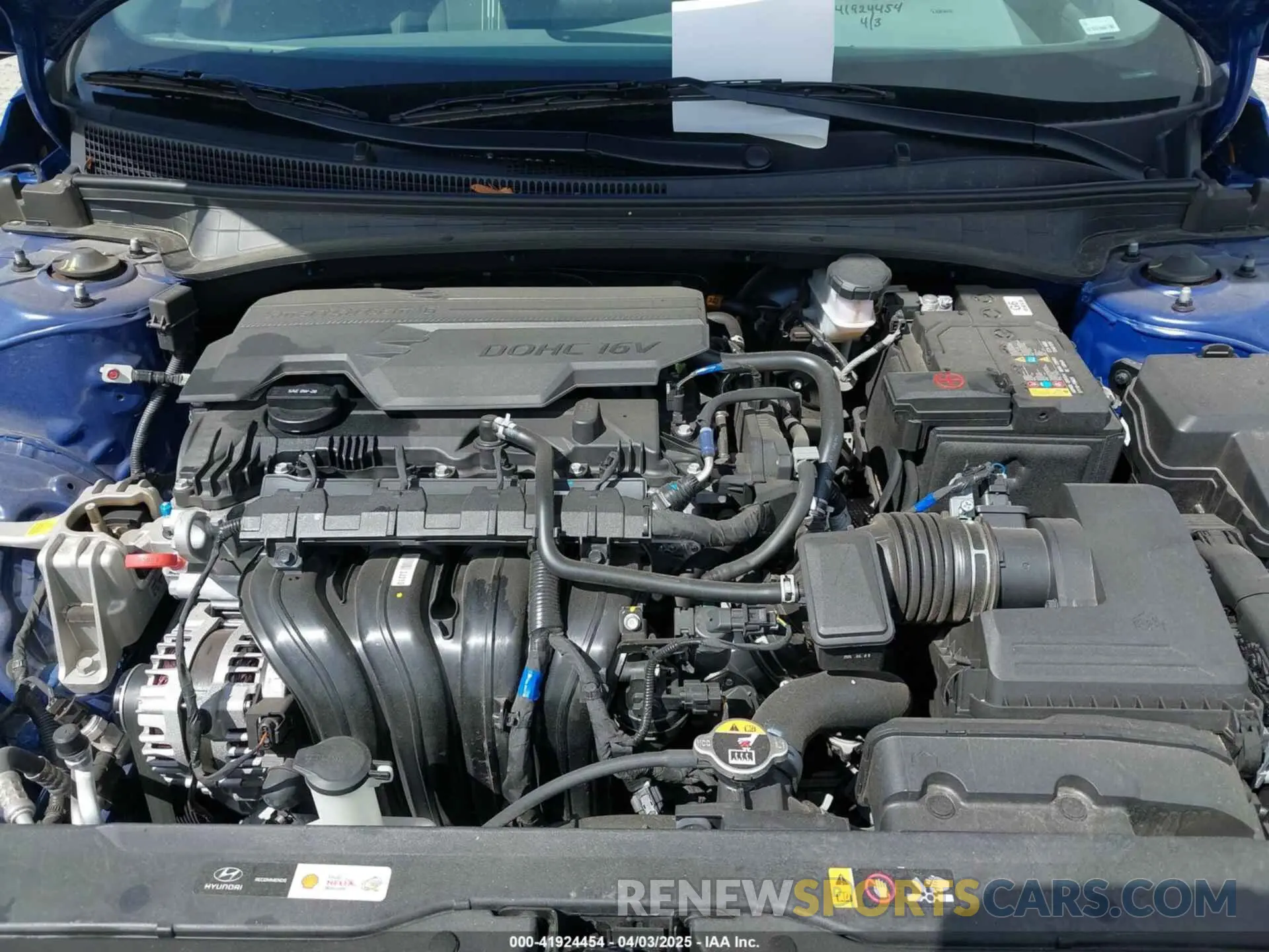 10 fotografías del automóvil dañado KMHLM4DG7RU768849 HYUNDAI ELANTRA 2024
