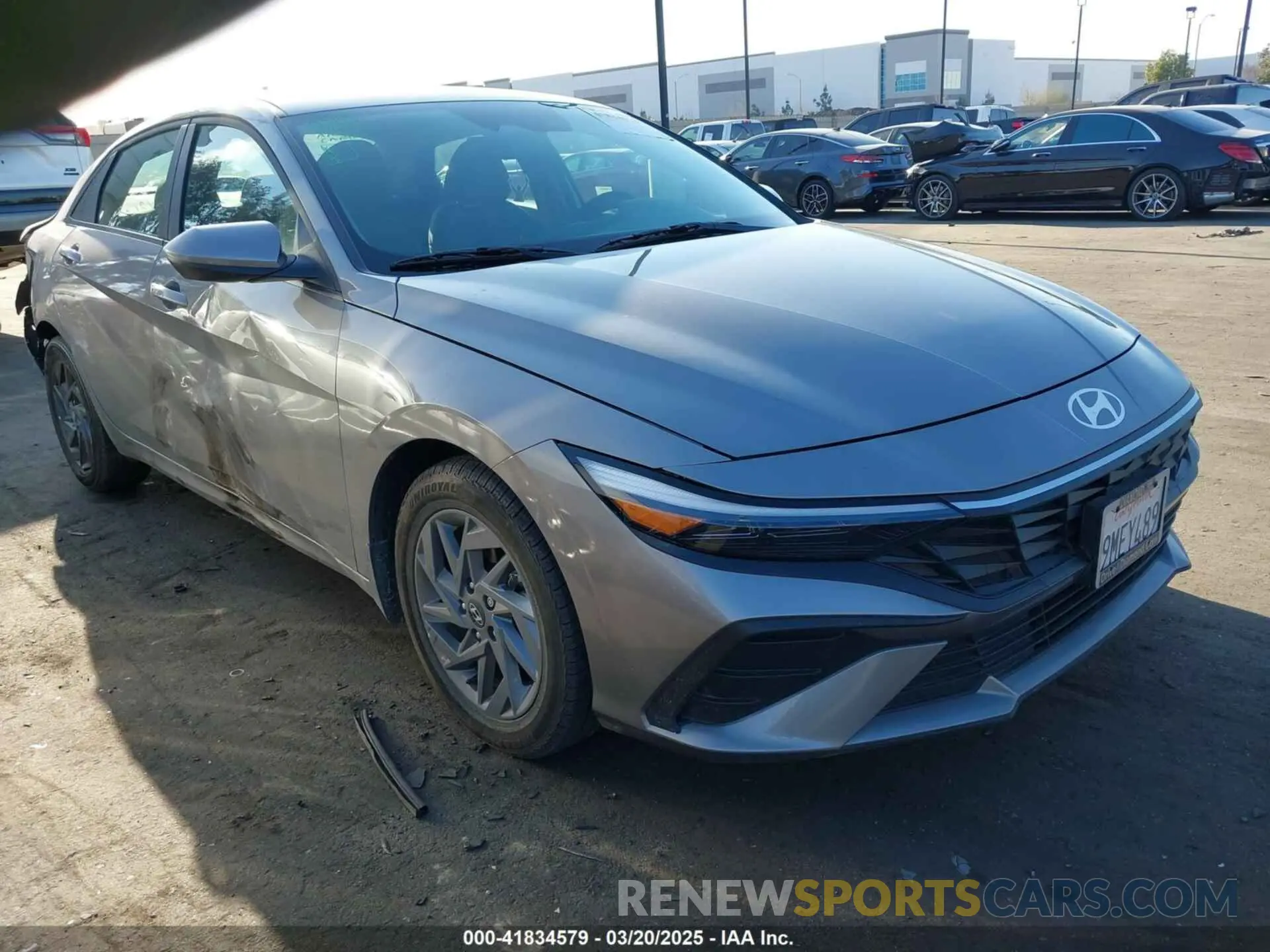 1 fotografías del automóvil dañado KMHLM4DG7RU777454 HYUNDAI ELANTRA 2024