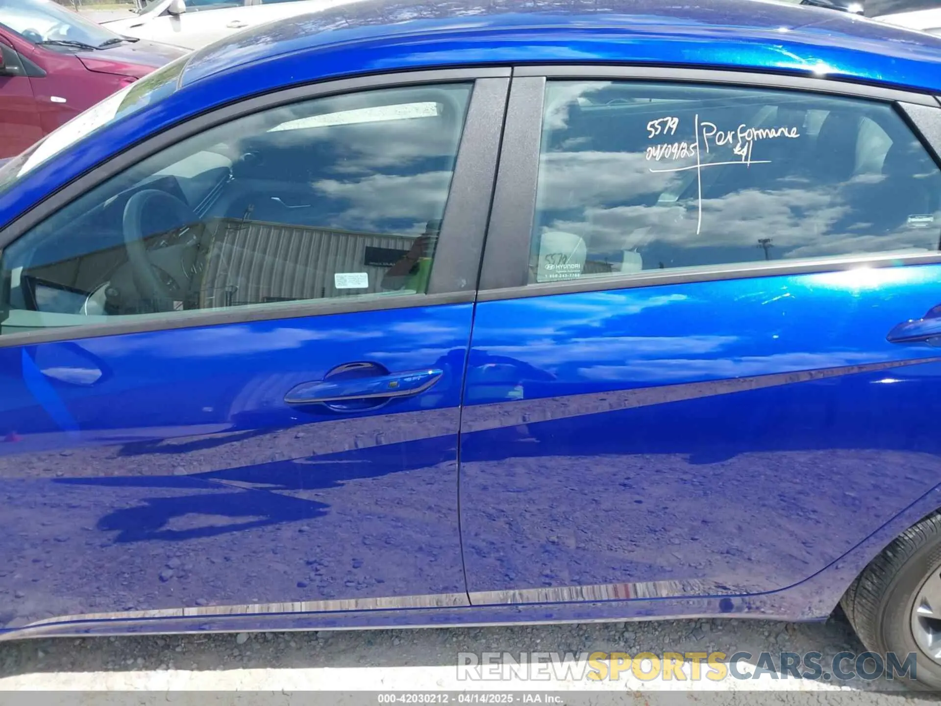 14 fotografías del automóvil dañado KMHLM4DG8RU648736 HYUNDAI ELANTRA 2024