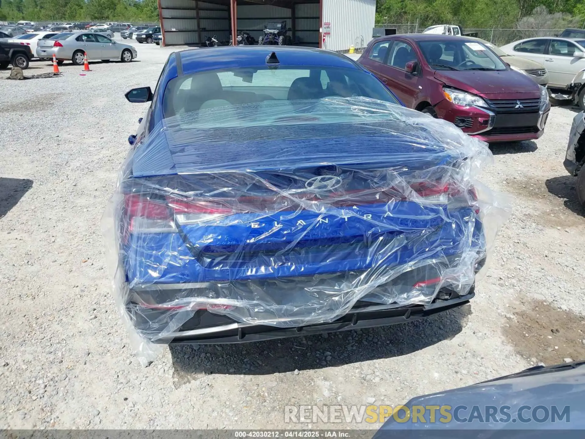 16 fotografías del automóvil dañado KMHLM4DG8RU648736 HYUNDAI ELANTRA 2024