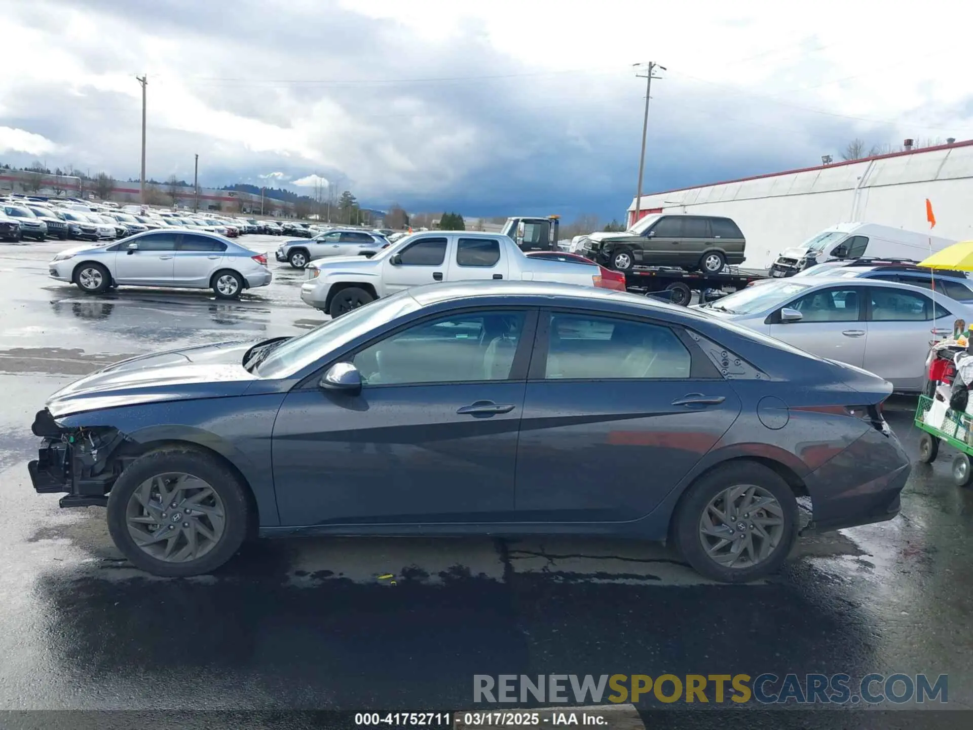 15 fotografías del automóvil dañado KMHLM4DG8RU654892 HYUNDAI ELANTRA 2024