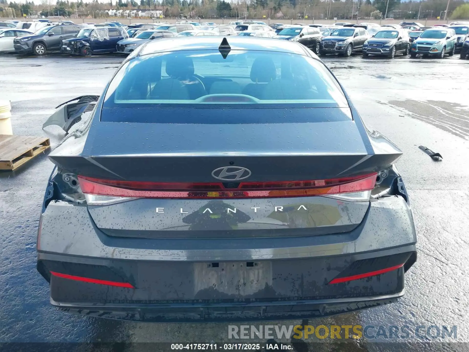 17 fotografías del automóvil dañado KMHLM4DG8RU654892 HYUNDAI ELANTRA 2024