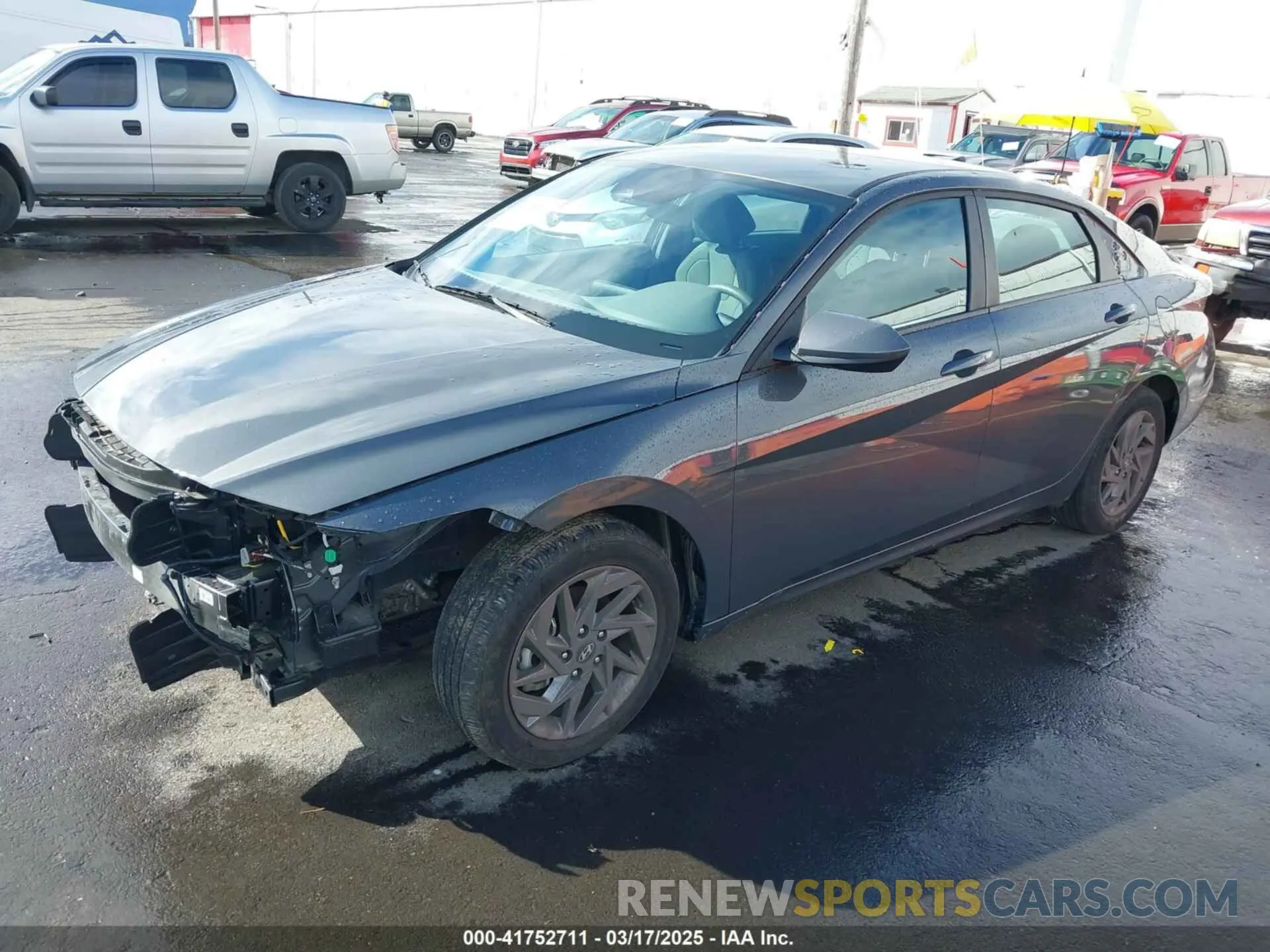 2 fotografías del automóvil dañado KMHLM4DG8RU654892 HYUNDAI ELANTRA 2024