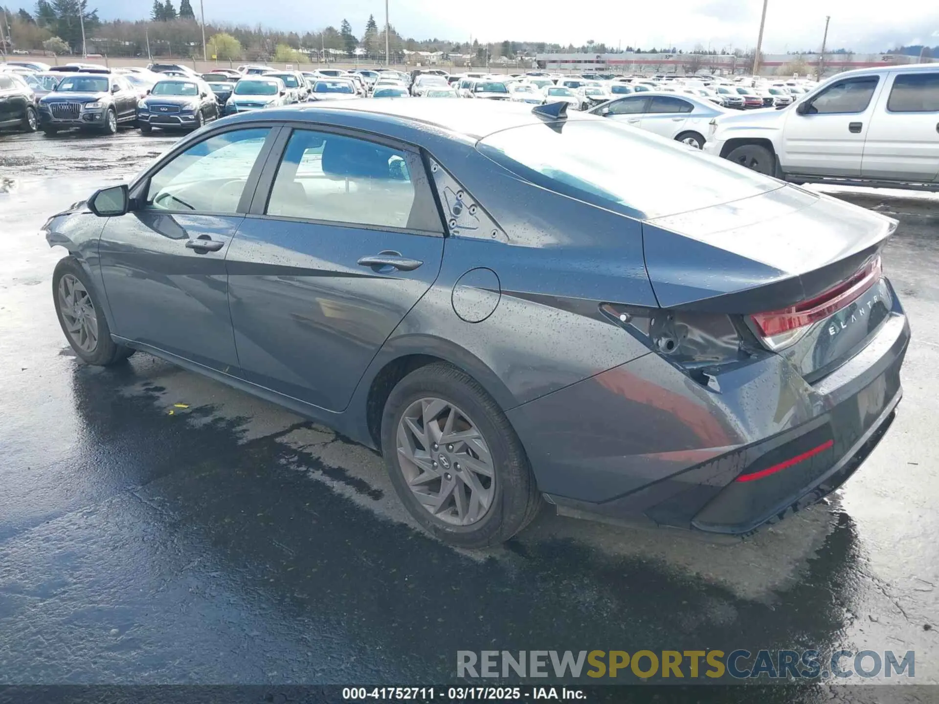 3 fotografías del automóvil dañado KMHLM4DG8RU654892 HYUNDAI ELANTRA 2024