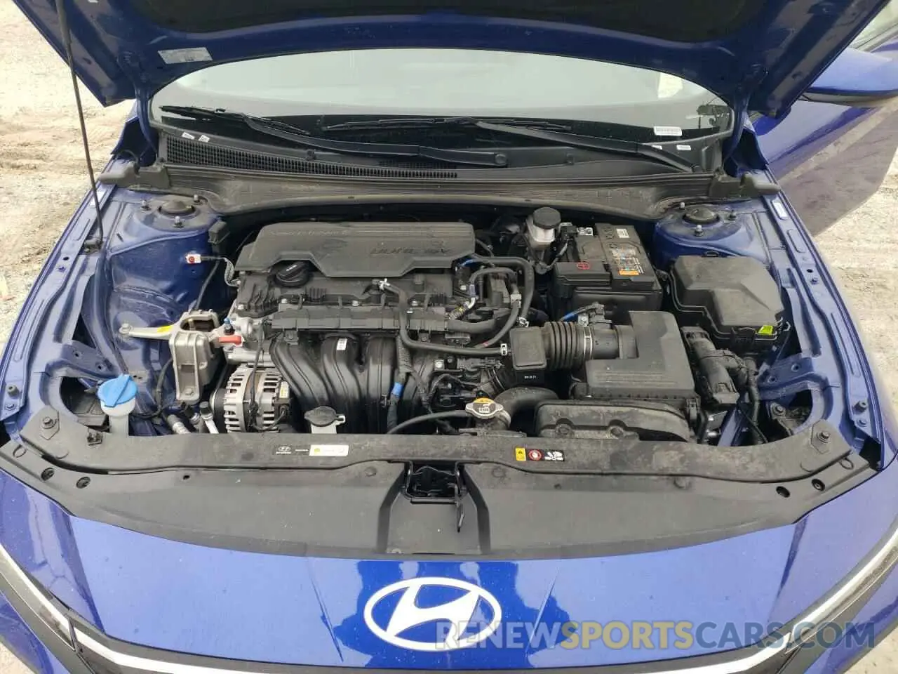 11 fotografías del automóvil dañado KMHLM4DG8RU656805 HYUNDAI ELANTRA 2024