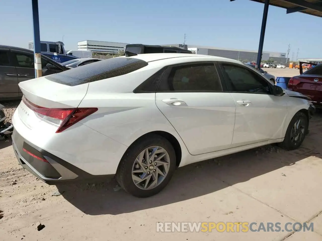 3 fotografías del automóvil dañado KMHLM4DG8RU672003 HYUNDAI ELANTRA 2024