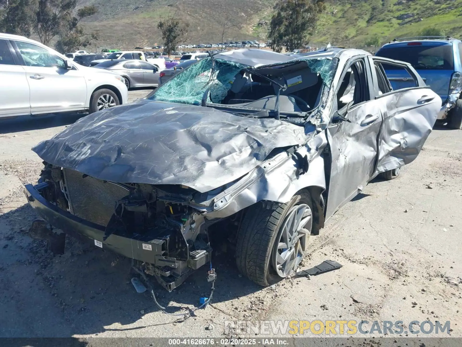2 fotografías del automóvil dañado KMHLM4DG8RU679405 HYUNDAI ELANTRA 2024