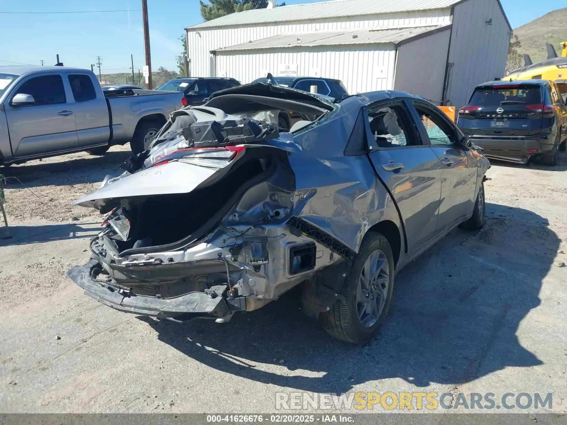 4 fotografías del automóvil dañado KMHLM4DG8RU679405 HYUNDAI ELANTRA 2024
