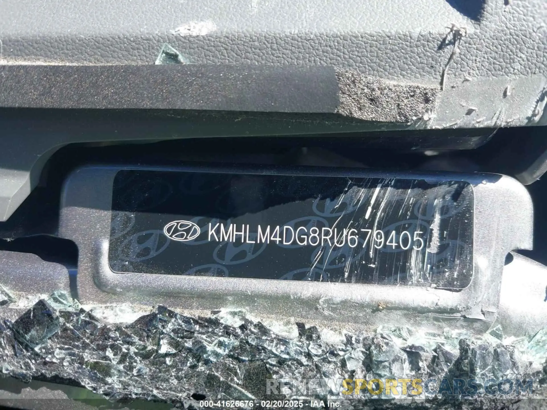9 fotografías del automóvil dañado KMHLM4DG8RU679405 HYUNDAI ELANTRA 2024