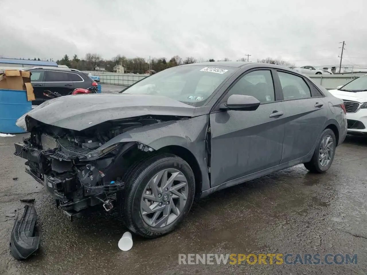 1 fotografías del automóvil dañado KMHLM4DG8RU732507 HYUNDAI ELANTRA 2024