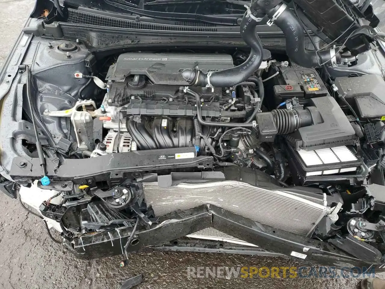 11 fotografías del automóvil dañado KMHLM4DG8RU732507 HYUNDAI ELANTRA 2024