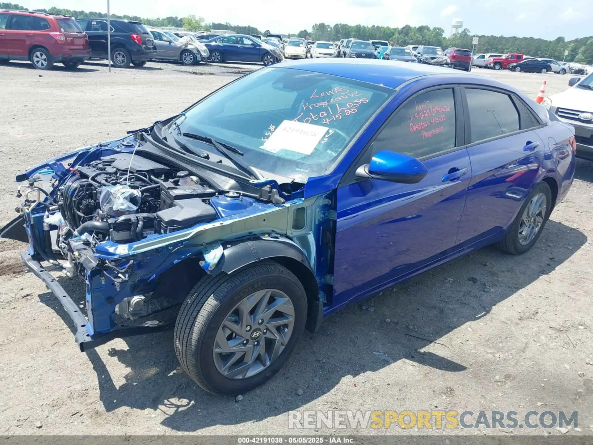 2 fotografías del automóvil dañado KMHLM4DG8RU770920 HYUNDAI ELANTRA 2024