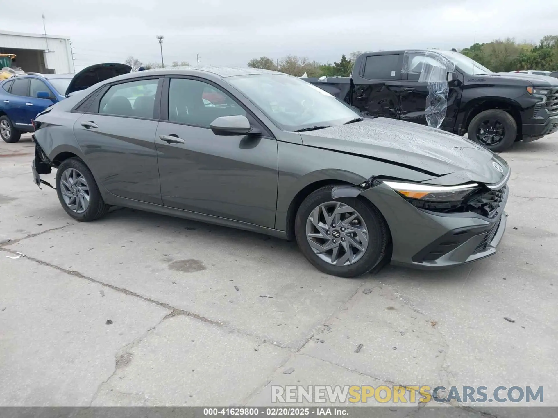 1 fotografías del automóvil dañado KMHLM4DG8RU801681 HYUNDAI ELANTRA 2024