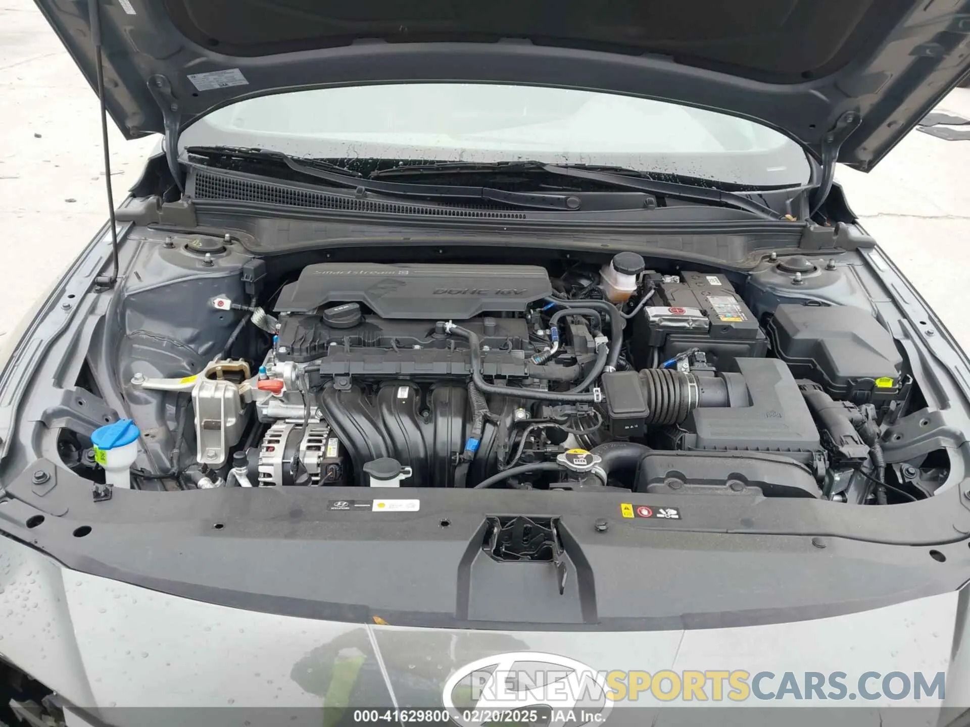 10 fotografías del automóvil dañado KMHLM4DG8RU801681 HYUNDAI ELANTRA 2024