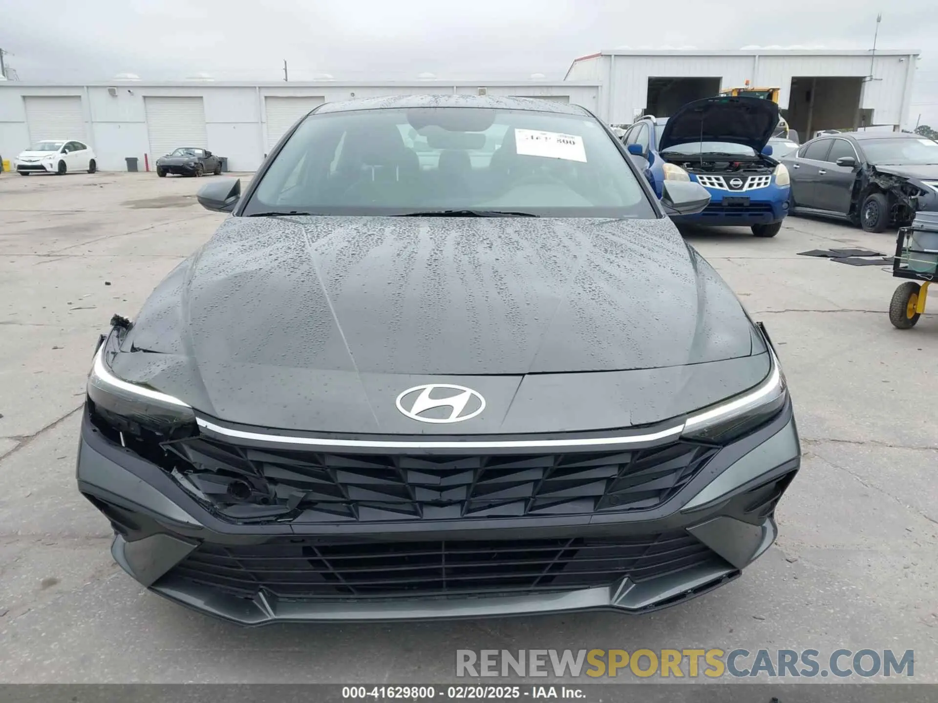 13 fotografías del automóvil dañado KMHLM4DG8RU801681 HYUNDAI ELANTRA 2024