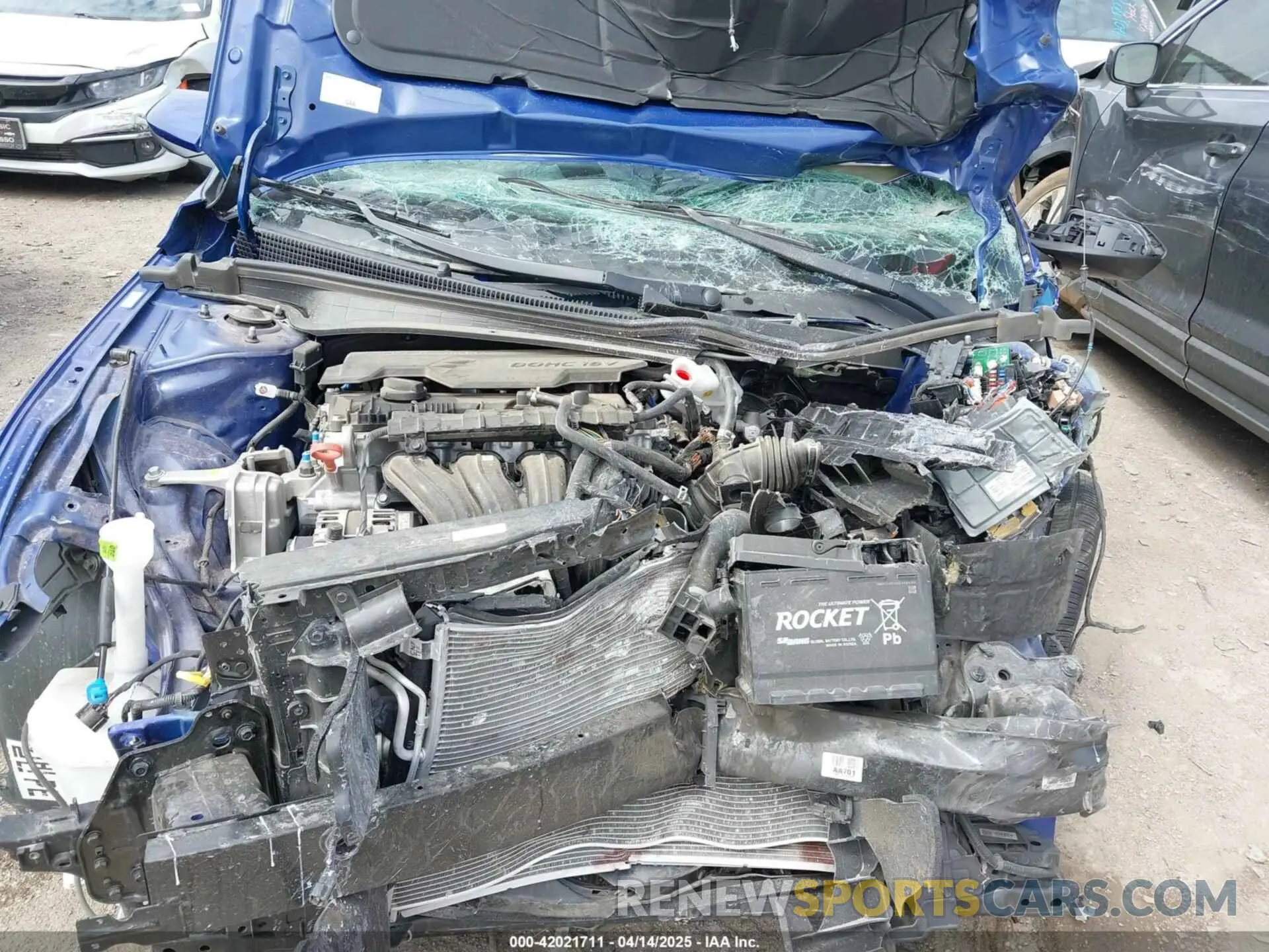 10 fotografías del automóvil dañado KMHLM4DG8RU817413 HYUNDAI ELANTRA 2024