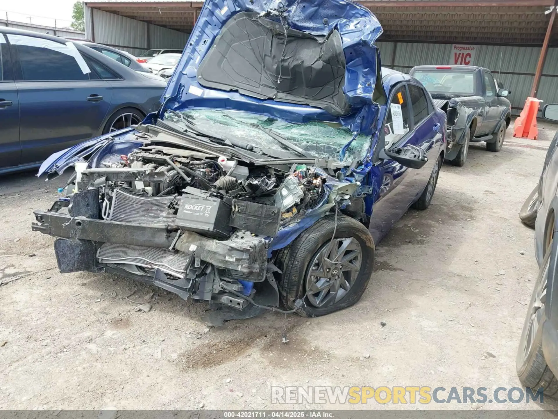 2 fotografías del automóvil dañado KMHLM4DG8RU817413 HYUNDAI ELANTRA 2024