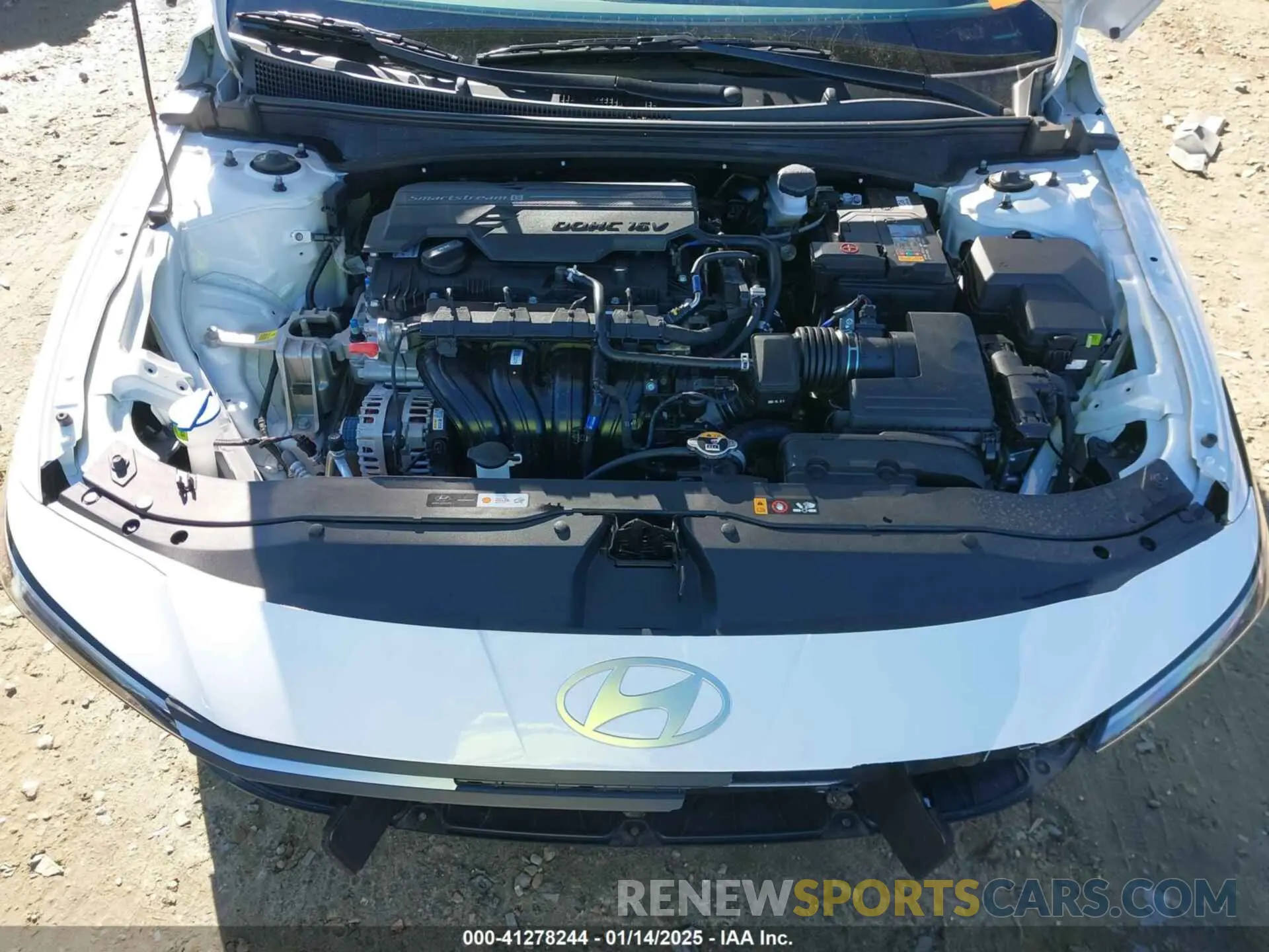 10 fotografías del automóvil dañado KMHLM4DG9RU700181 HYUNDAI ELANTRA 2024