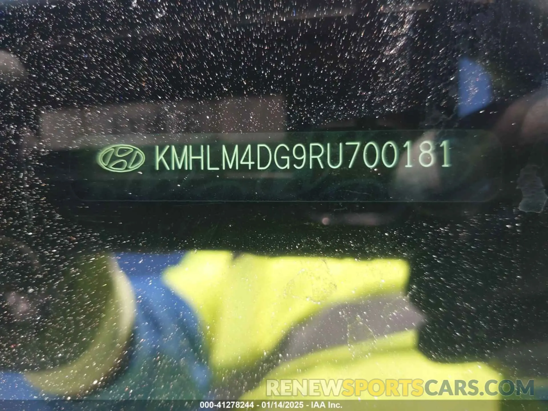 9 fotografías del automóvil dañado KMHLM4DG9RU700181 HYUNDAI ELANTRA 2024