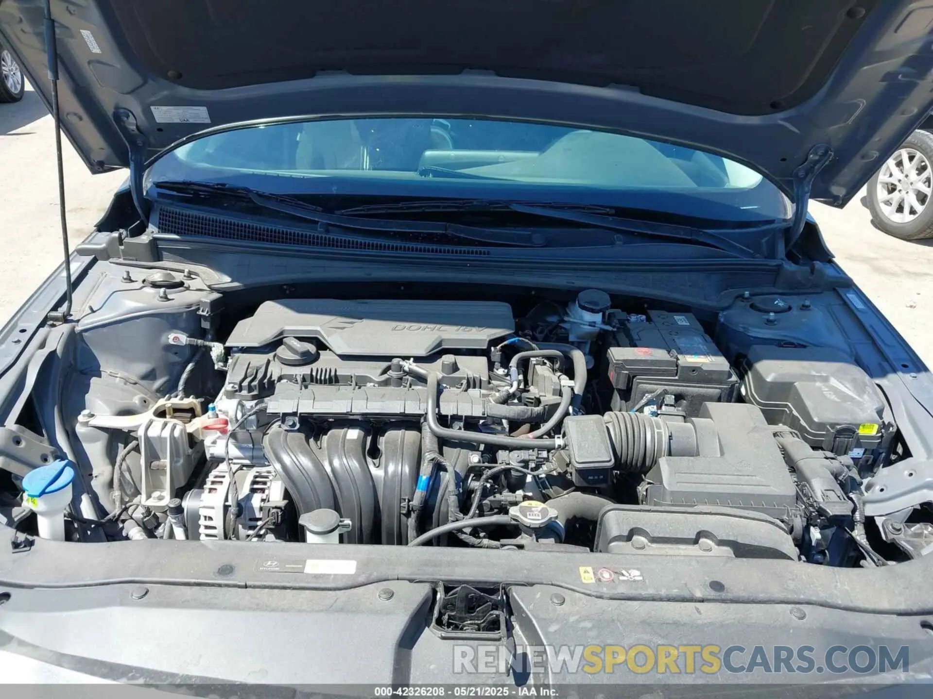 10 fotografías del automóvil dañado KMHLM4DG9RU730944 HYUNDAI ELANTRA 2024