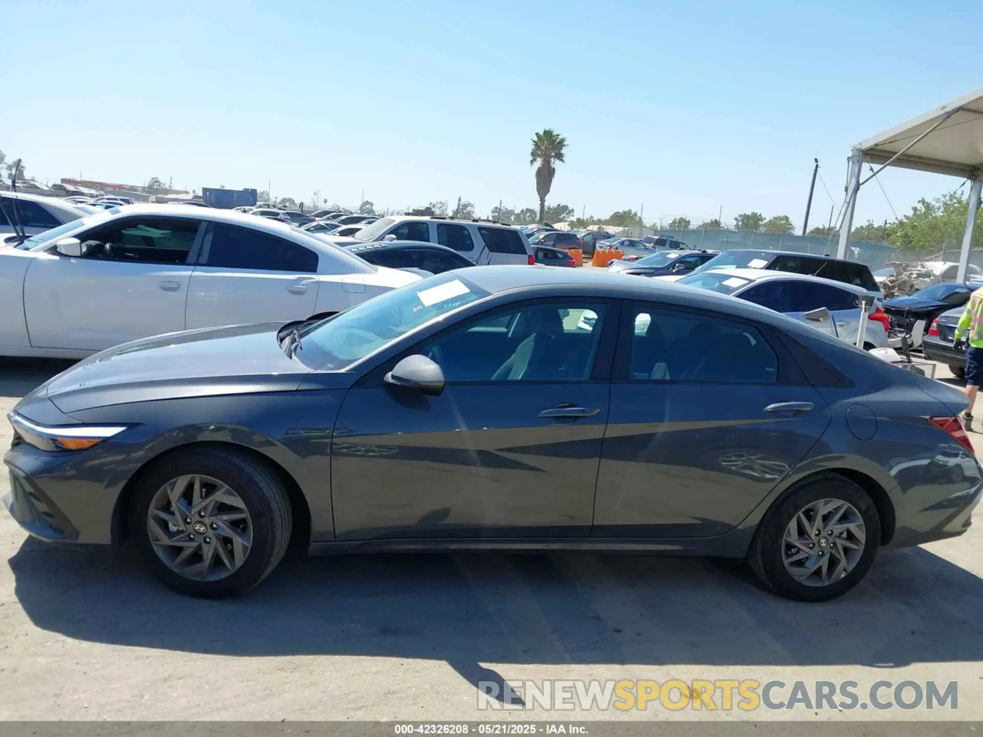 14 fotografías del automóvil dañado KMHLM4DG9RU730944 HYUNDAI ELANTRA 2024