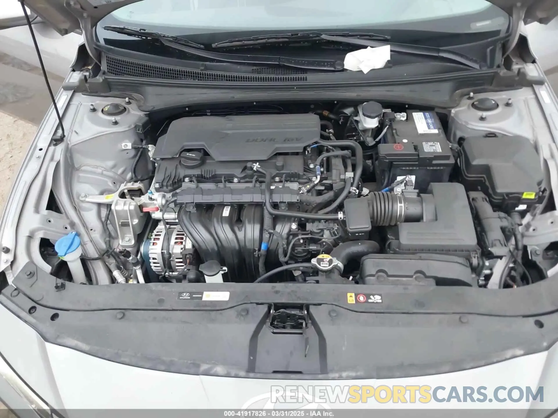10 fotografías del automóvil dañado KMHLM4DG9RU753995 HYUNDAI ELANTRA 2024