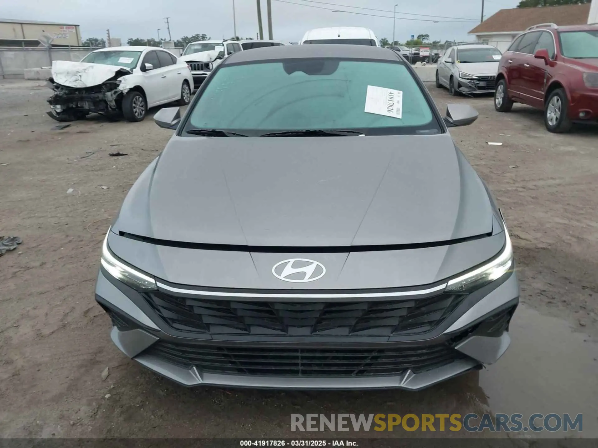 12 fotografías del automóvil dañado KMHLM4DG9RU753995 HYUNDAI ELANTRA 2024