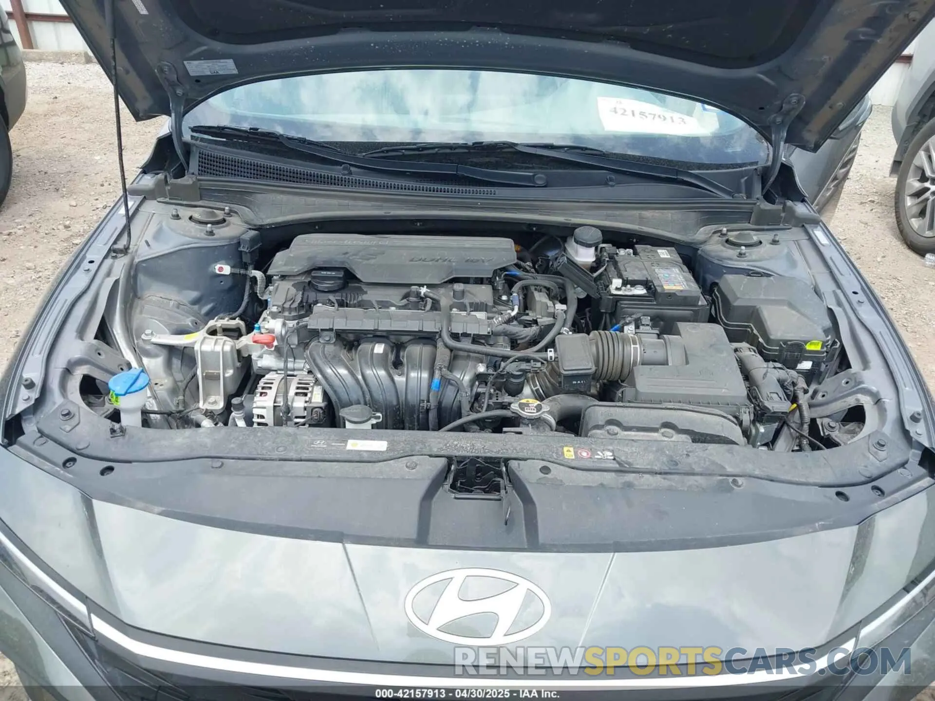 10 fotografías del automóvil dañado KMHLM4DG9RU787905 HYUNDAI ELANTRA 2024