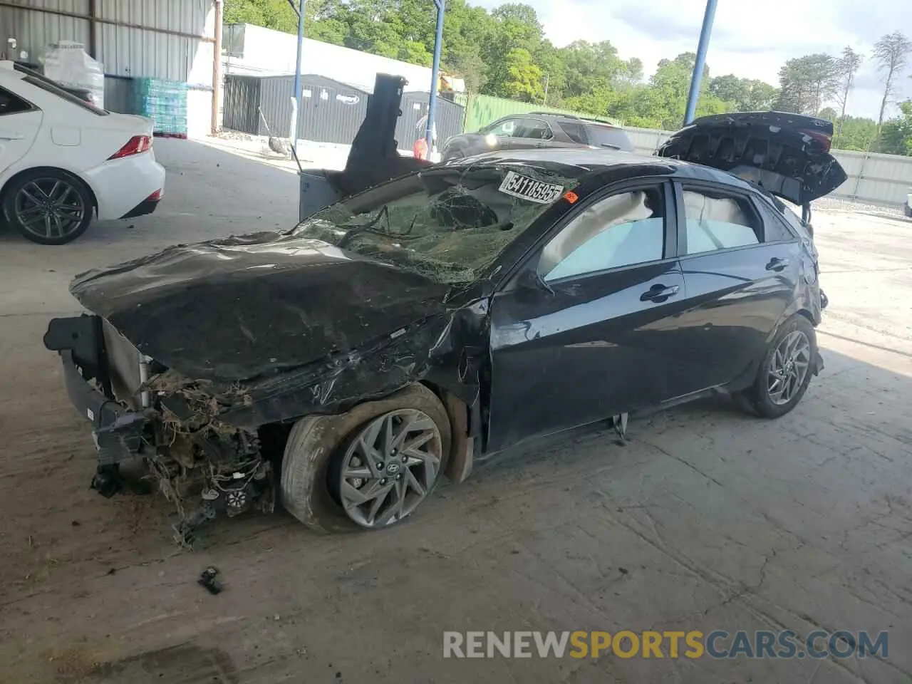1 fotografías del automóvil dañado KMHLM4DG9RU798421 HYUNDAI ELANTRA 2024
