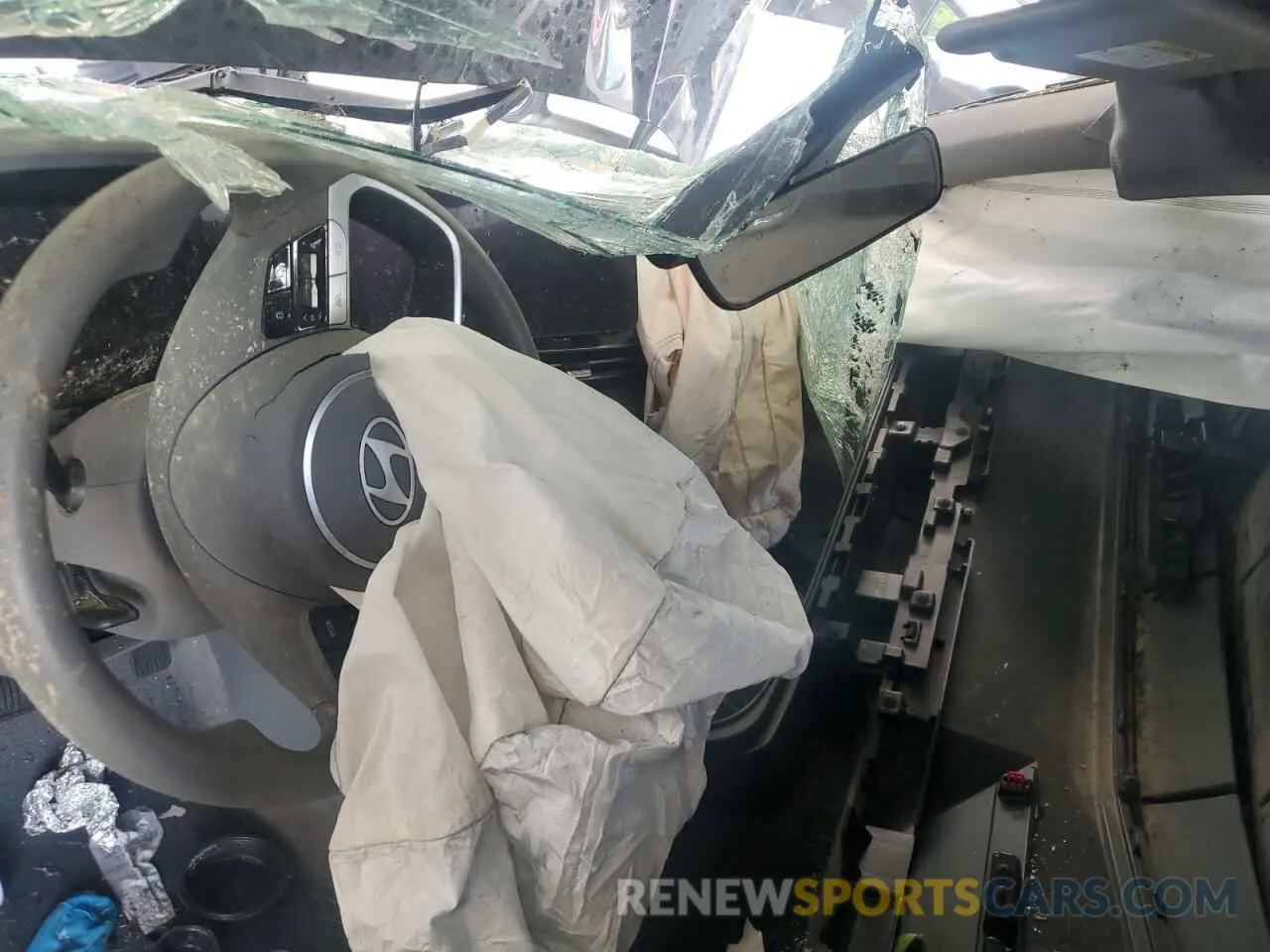 8 fotografías del automóvil dañado KMHLM4DG9RU798421 HYUNDAI ELANTRA 2024