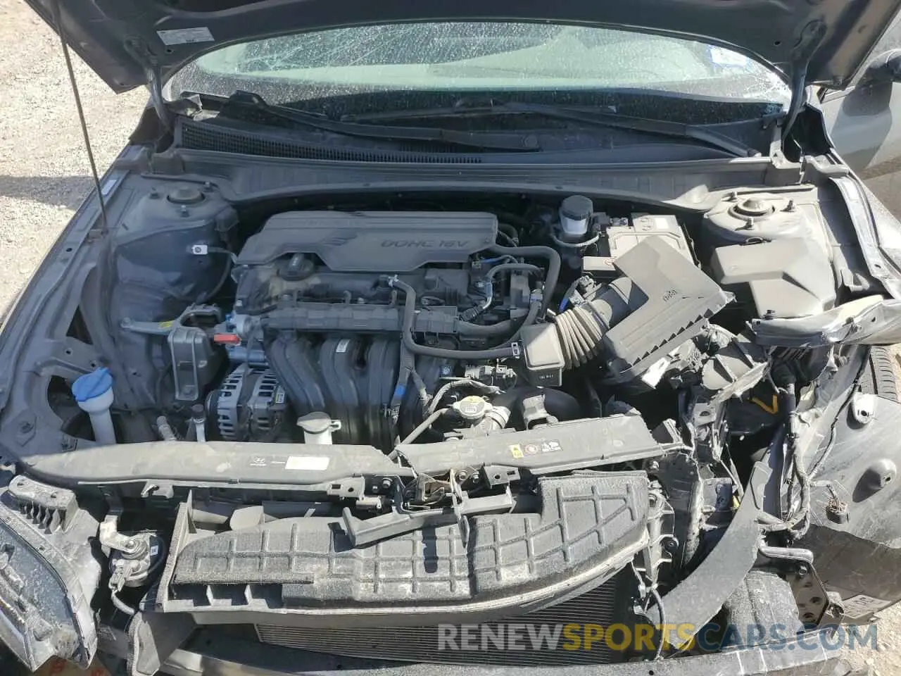 11 fotografías del automóvil dañado KMHLM4DGXRU642355 HYUNDAI ELANTRA 2024