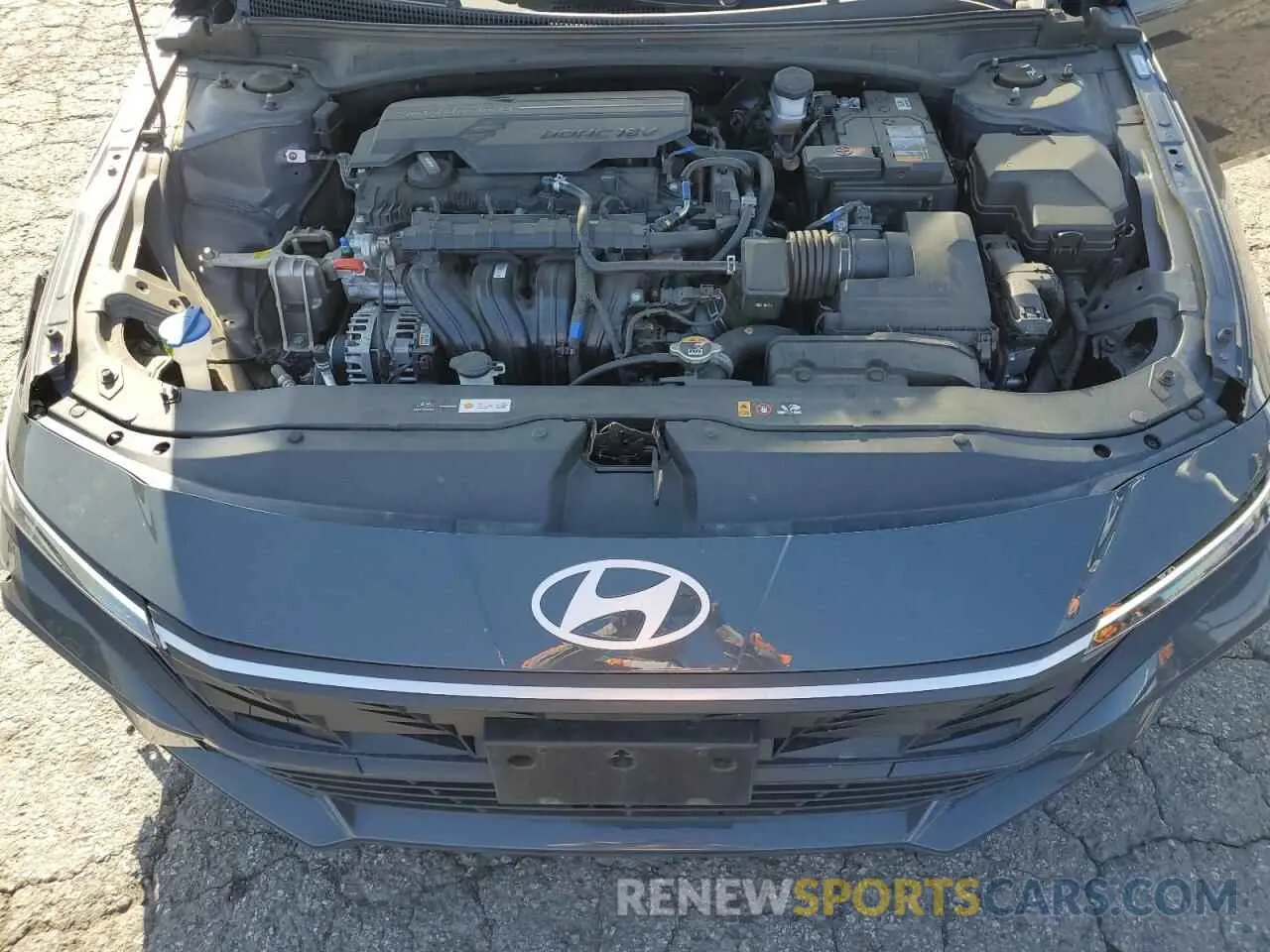 11 fotografías del automóvil dañado KMHLM4DGXRU644395 HYUNDAI ELANTRA 2024
