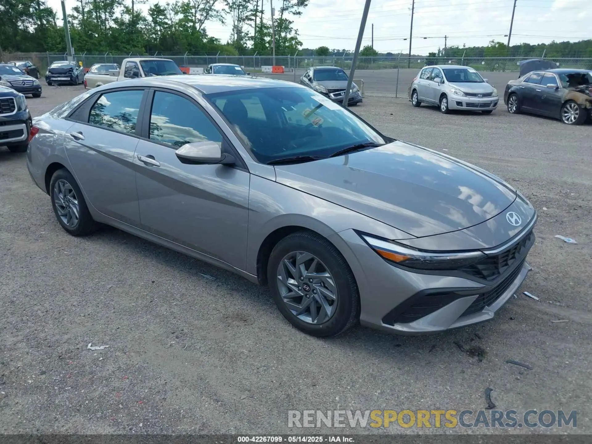 1 fotografías del automóvil dañado KMHLM4DGXRU661519 HYUNDAI ELANTRA 2024