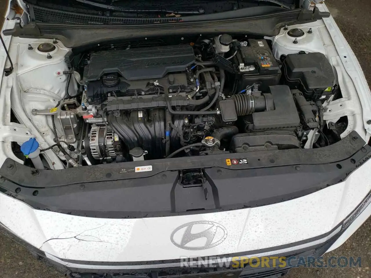 11 fotografías del automóvil dañado KMHLM4DGXRU696092 HYUNDAI ELANTRA 2024
