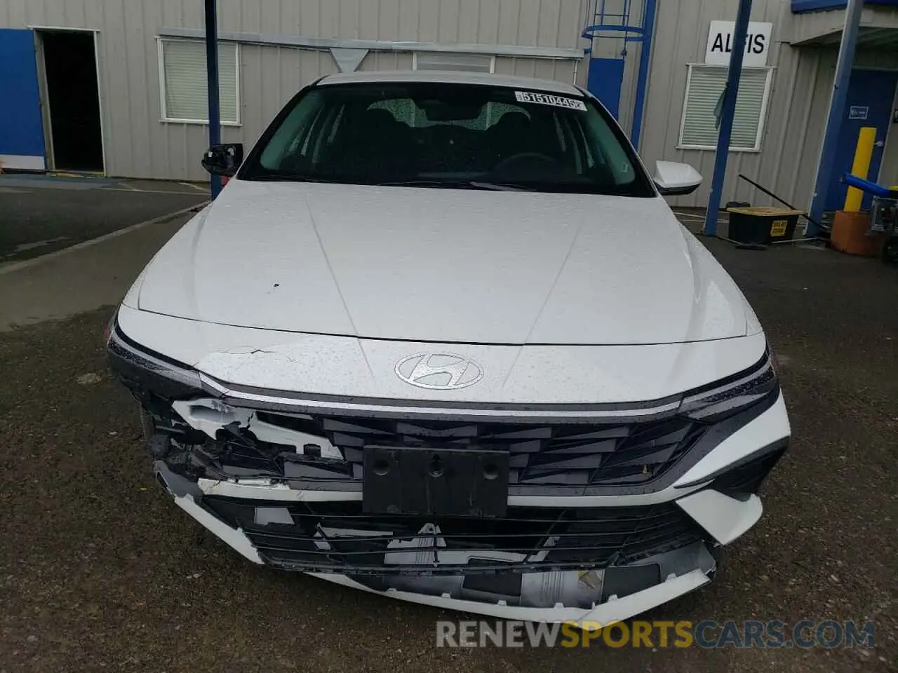 5 fotografías del automóvil dañado KMHLM4DGXRU696092 HYUNDAI ELANTRA 2024