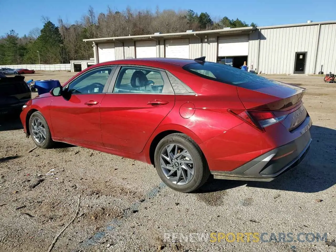 2 fotografías del automóvil dañado KMHLM4DGXRU702893 HYUNDAI ELANTRA 2024