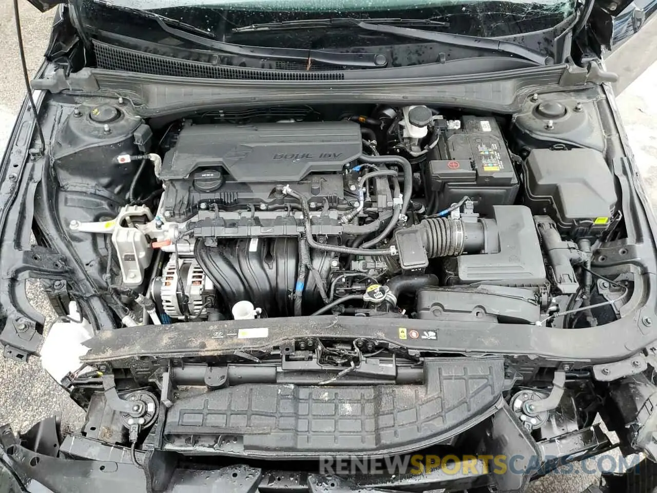 11 fotografías del automóvil dañado KMHLM4DGXRU703834 HYUNDAI ELANTRA 2024