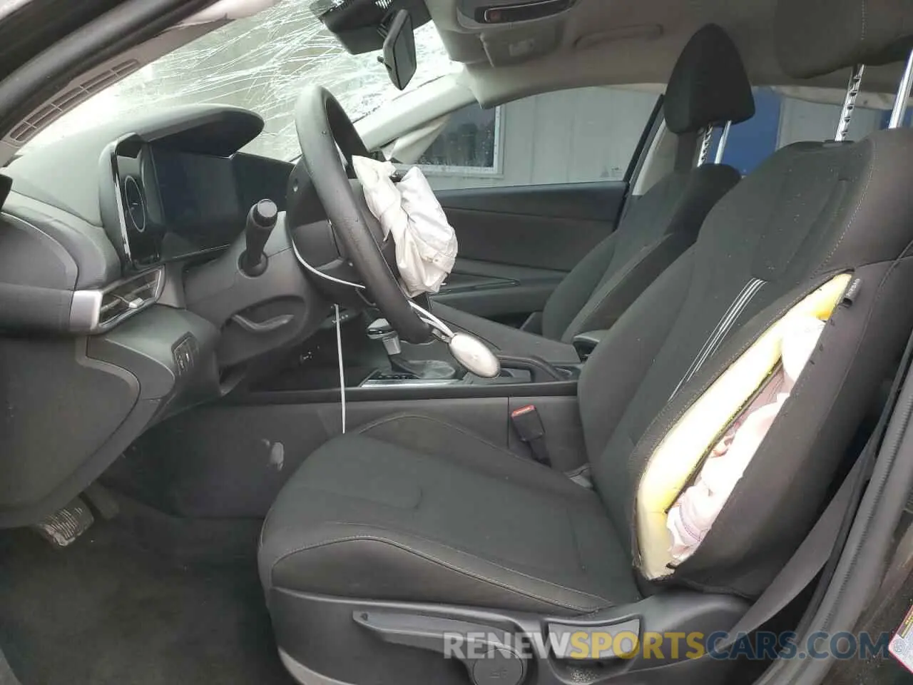 7 fotografías del automóvil dañado KMHLM4DGXRU703834 HYUNDAI ELANTRA 2024