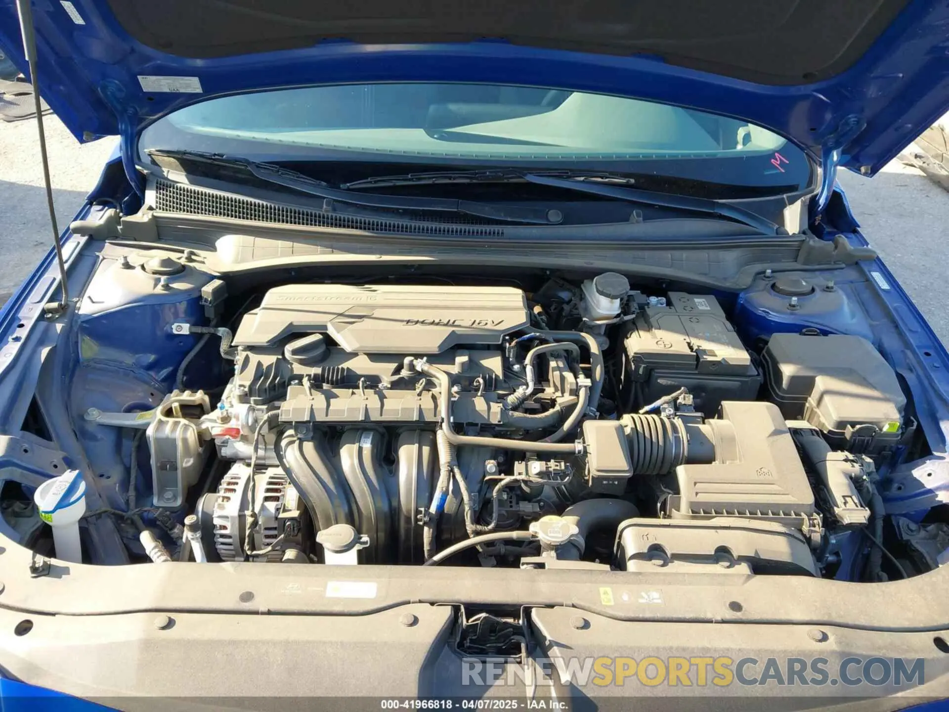 10 fotografías del automóvil dañado KMHLM4DGXRU708435 HYUNDAI ELANTRA 2024